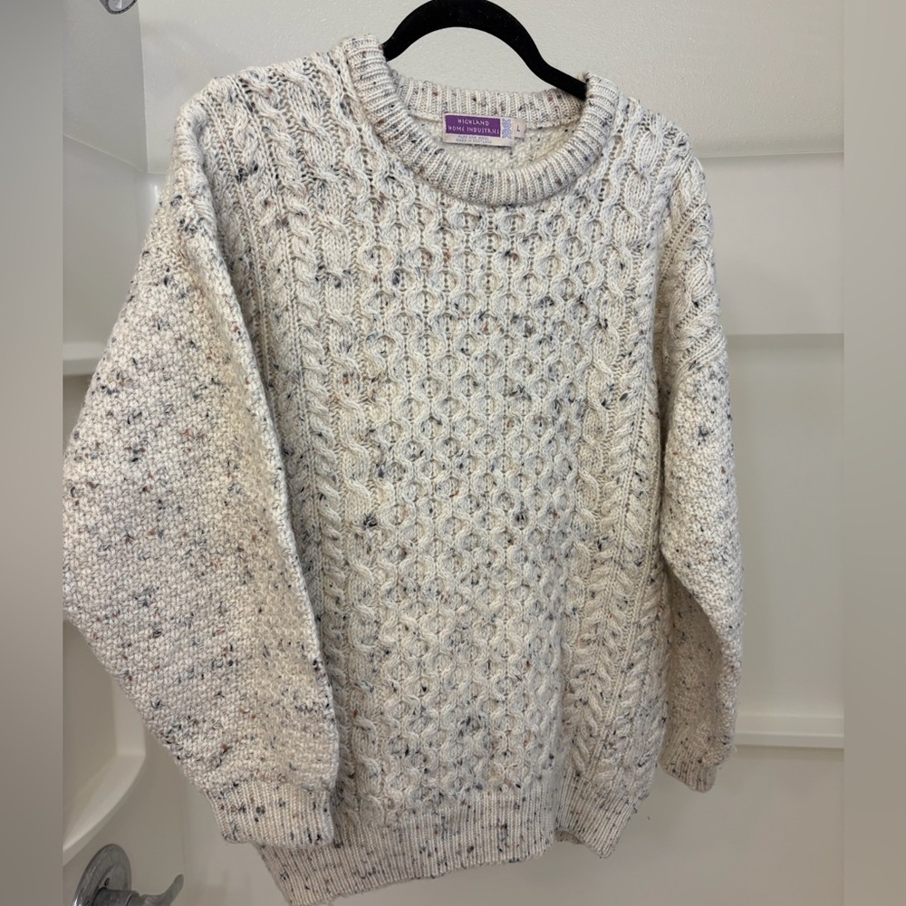 Highland Home Industries | Wool Fisherman Sweater